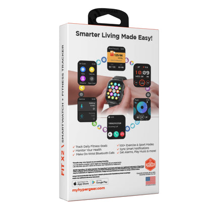 Hypergear FIT X2 Smartwatch and Fitness Tracker