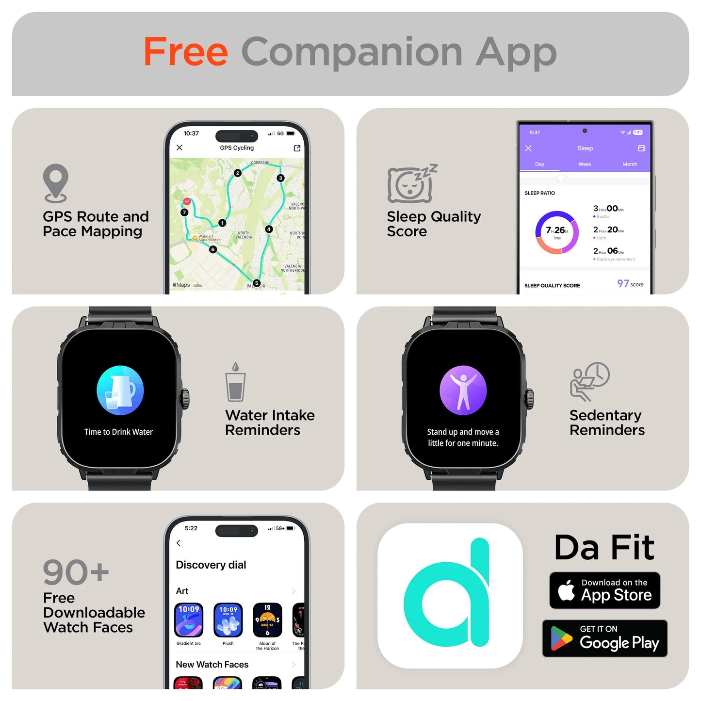 Hypergear FIT X2 Smartwatch and Fitness Tracker