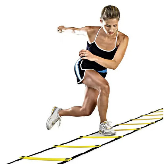 Agility Ladder Speed Training Equipment, Adjustable Football Ladder for All Ages with Carry Bag, Durable, Portable, Multiple Colors & Rungs