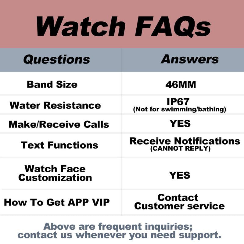 W&O 2.02'' Smart Watch with Wireless Calling Dialing 100+ Sport Modes, Fitness Tracker with Various APP Reminders Call Message Reminder Touch Screen Compatible with Iphone Android Wearable Smart Bracelet Digital Wristwatch Fall Gift