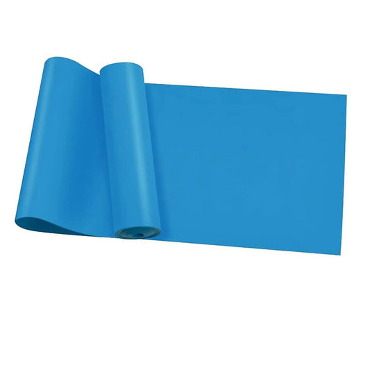 Blue Yoga Pilates Resistance Band Long Training Stretch Bands for Physical Therapy Lower Body Home Gym Strength Elastic Exercise Band