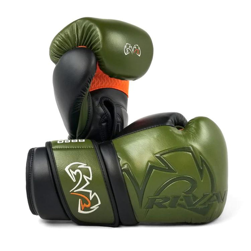 Rival RB80 Impulse Bag Gloves - Super Resistant Microfibre, High Density Foam Padding, Ergo Strap System Boxinggear Box Glove