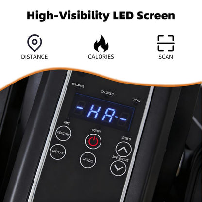 Under Desk Elliptical Machine, Electric Mini Pedal Exerciser with Remote Control & LCD Display, 12 Speed/12 Program Quiet Leg & Arm Trainer for Seniors at Home & Office